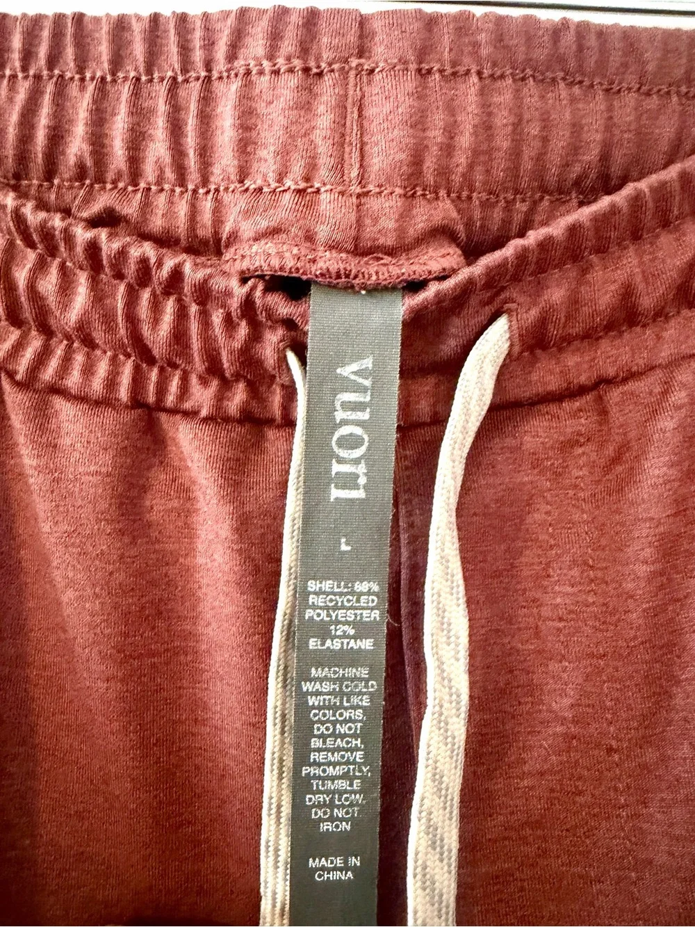 Vuori Maroon Men's Sunday Performance Jogger Sweatpants